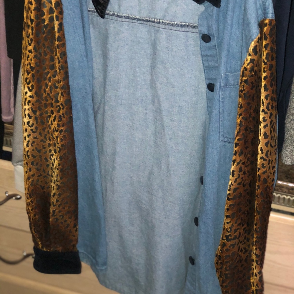Cheetah print jacket